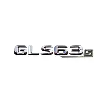 ABS Chrome C63S E63S Emblema Do Carro Emblema da placa de Identificação