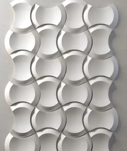 

3D Plastic molds for plaster decorative wall panels "Klin" Price for 1pcs NEW Design 2018 year