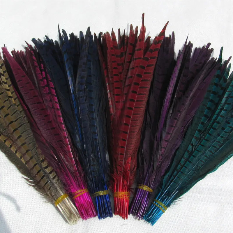 

5pcs/lot diy feathers male mountain feathers Pheasant hair Stage performance props head decoration wedding dress feathers AC070