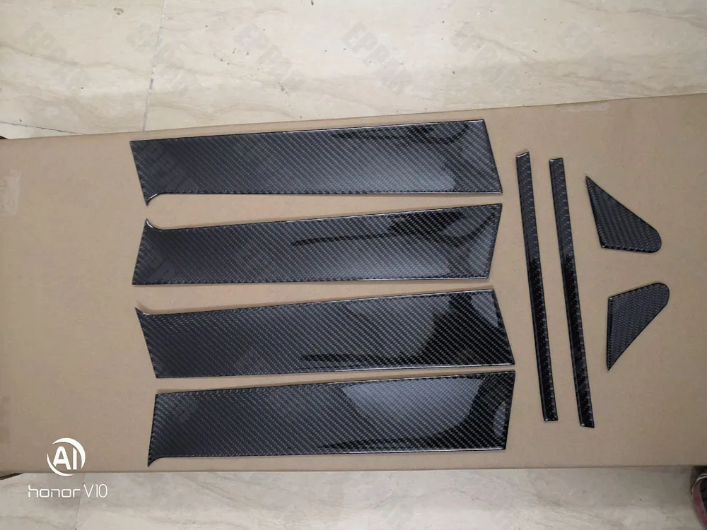 

Carbon Fiber B Pillar Covers Set for 2008-2015 Mitsubishi Lancer Evo 10 EX