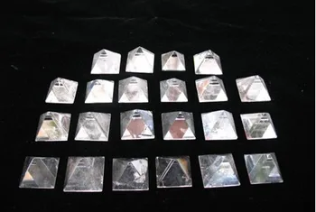 

22 NATURE transparent QUARTZ CRYSTAL PYRAMID POINT HEALING