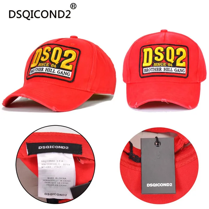 DSQICOND2 бренд DSQ бейсболка для мужчин женщин икона Snapback шляпа вышивка хлопок Письмо кепки папа кепки DSQ2 кости Garros