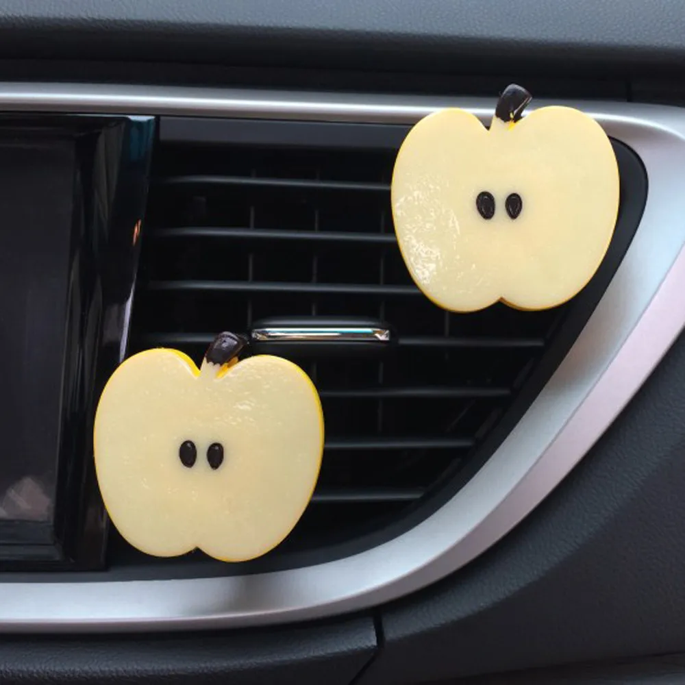

Car perfume Car multiflora Apple Air Outlet Fragrant Perfume Clip Air Freshener Diffuser For home car accessories ornaments