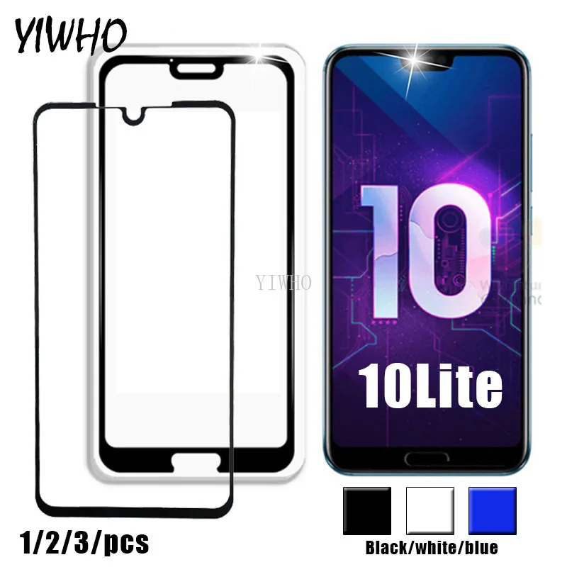 

Full Cover for Huawei Honor 10 Lite Light Glass Screen Protector Tempered Huwei Honor Honer 10Light 10Life Film Protective Glass