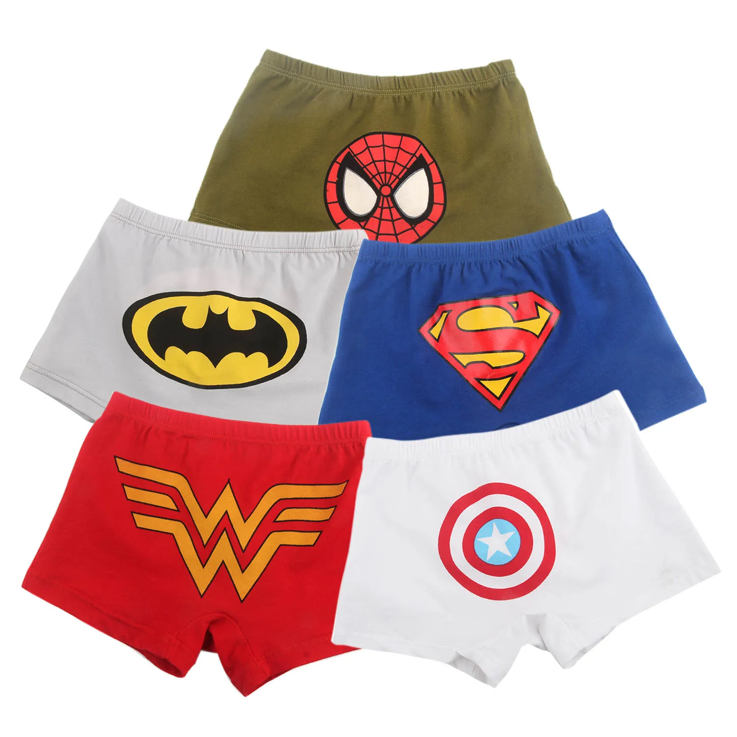 

10 Pieces/Lot New Cotton 3-12years Baby Boys Panties Cartoon Kids Underwear Pants Children's Briefs Boys Cute boxer shorts