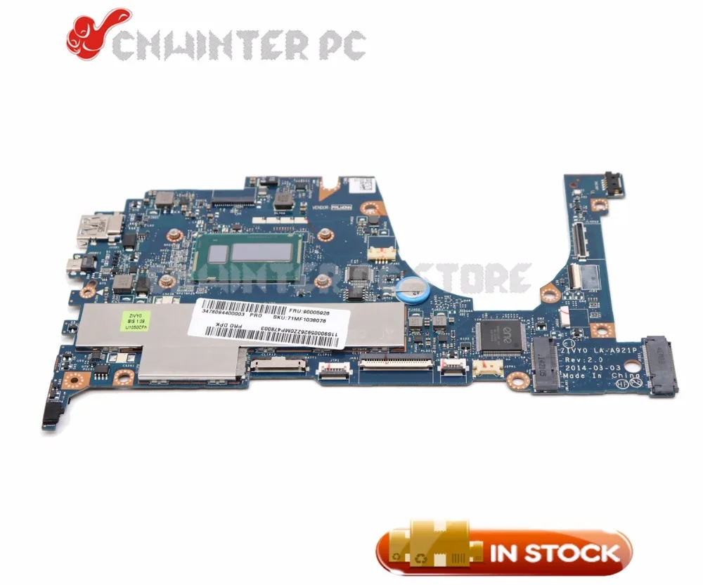 Материнская плата NOKOTION ZIVY0 LA A921P REV 2 0 для ноутбука lenovo yoga2 13 3 дюйма i5 4210U 4 Гб памяти