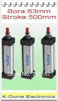 

63mm Bore 500mm Stroke 3/8" bsp SC 63-500 Standard Pneumatic Cylinder SC 63*500 Adjustable Air Cylinders 63x500