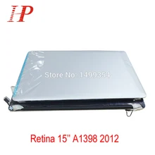 100% Genuine New 2012 Early 2013 Year MC975 976 A1398 LCD Screen For Macbook Pro 15”Retina A1398 LCD Screen Assembly ME664 665