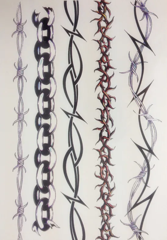 

2016 Long Strip Tattoo 21 X 15 CM Sized Sexy Cool Beauty Tattoo Waterproof Hot Temporary Tattoo Stickers#32