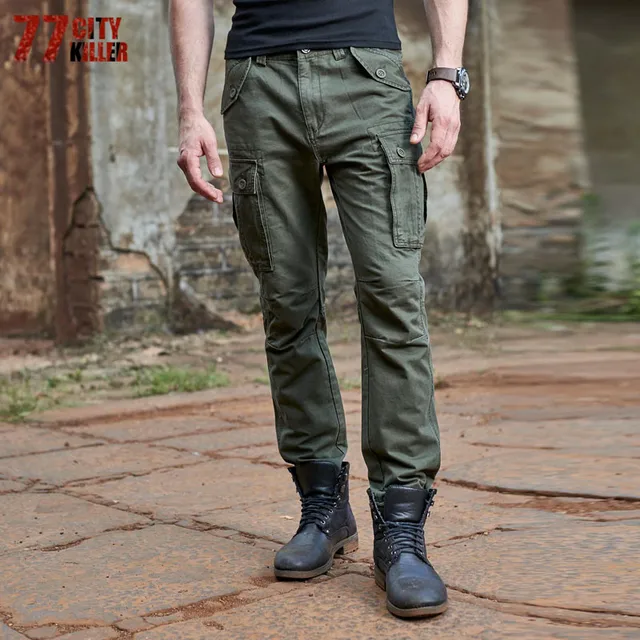 Aliexpress.com : Buy 77City Killer Fashion Multi Pocket Men's Trousers ...