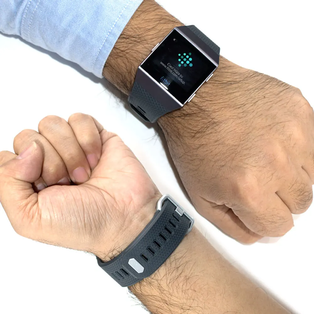 Силиконовый ремешок на запястье спортивный браслет сменный для часов Fitbit ионный
