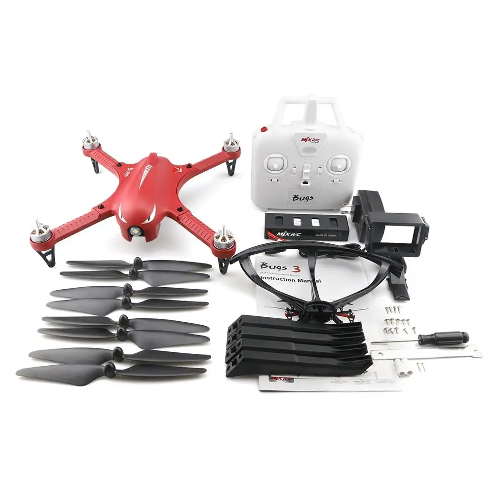 

LeadingStar Two-way 2.4G 4CH Brushless Motor RC Quadcopter with Action Camera Bracket RTF Racing Drone Red