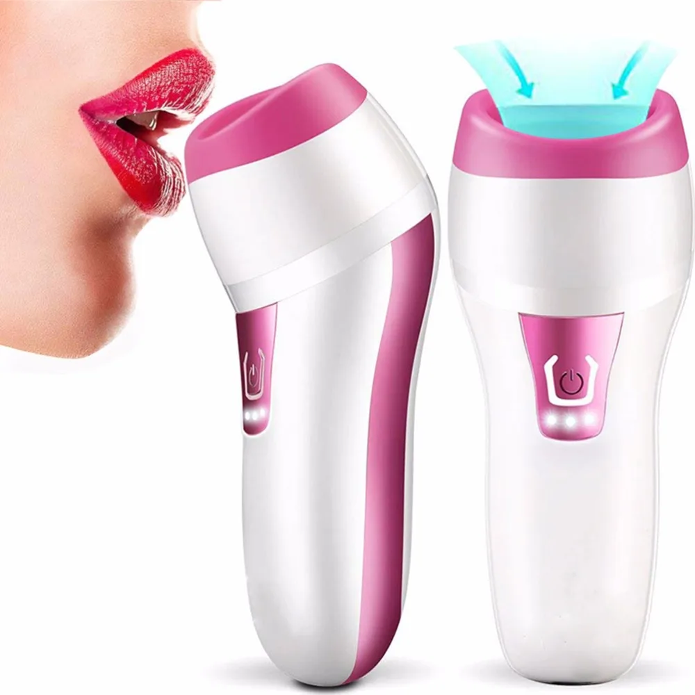 

Candy Lip Plumper Device electric Fuller Enhancer plumping pouty automatic with USB charger enlarger safe plump bigger mouth