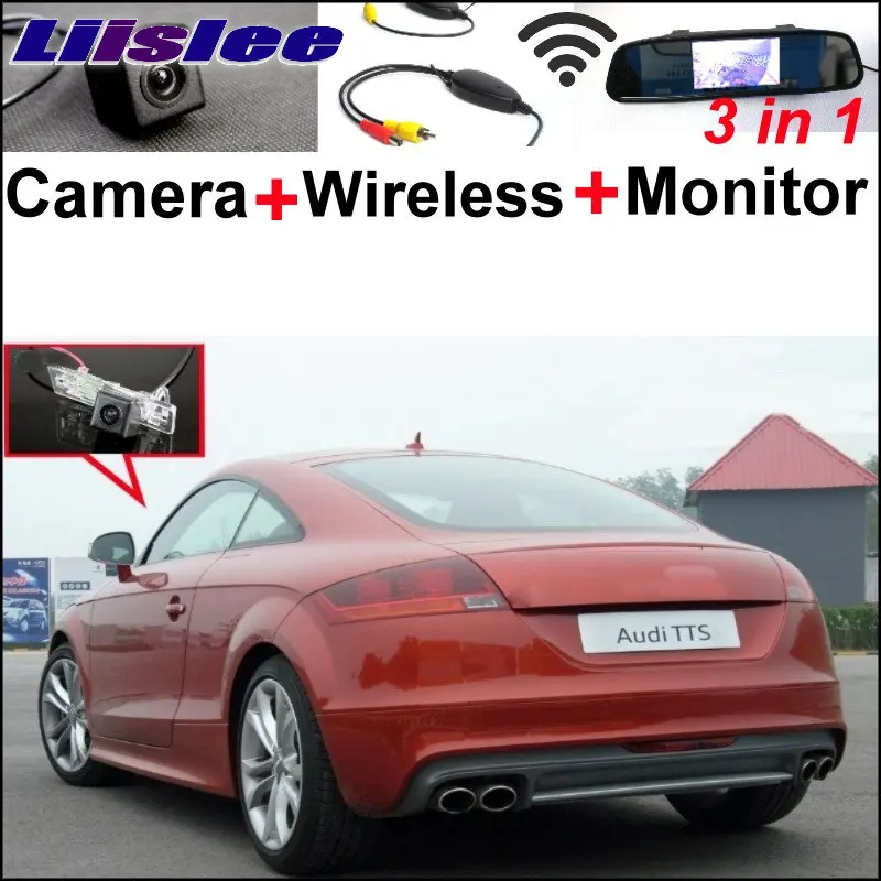 Liislee 3 в 1 специальная WiFi камера+ беспроводной приемник+ зеркальный монитор легко DIY система парковки для Audi TT/TTS 2007