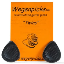 Wegenpicks Twins 2,5 мм/3,5 мм мини-гитарные медиаторы Gypsyjazzpick, 1 шт