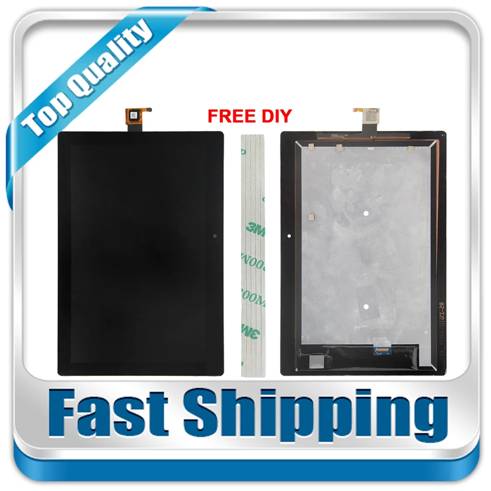 

New For Lenovo Tab 2 A10-30 YT3-X30 X30F TB2-X30F TB2-X30L X30 A6500 Replacement LCD Display Touch Screen Assembly Black White