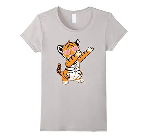 Tiger Dab Dabbing Hip Hop Dance Funny T-Shirt Gift Women Cotton Tops Shirt For Harajuku Brand Female T | Женская одежда