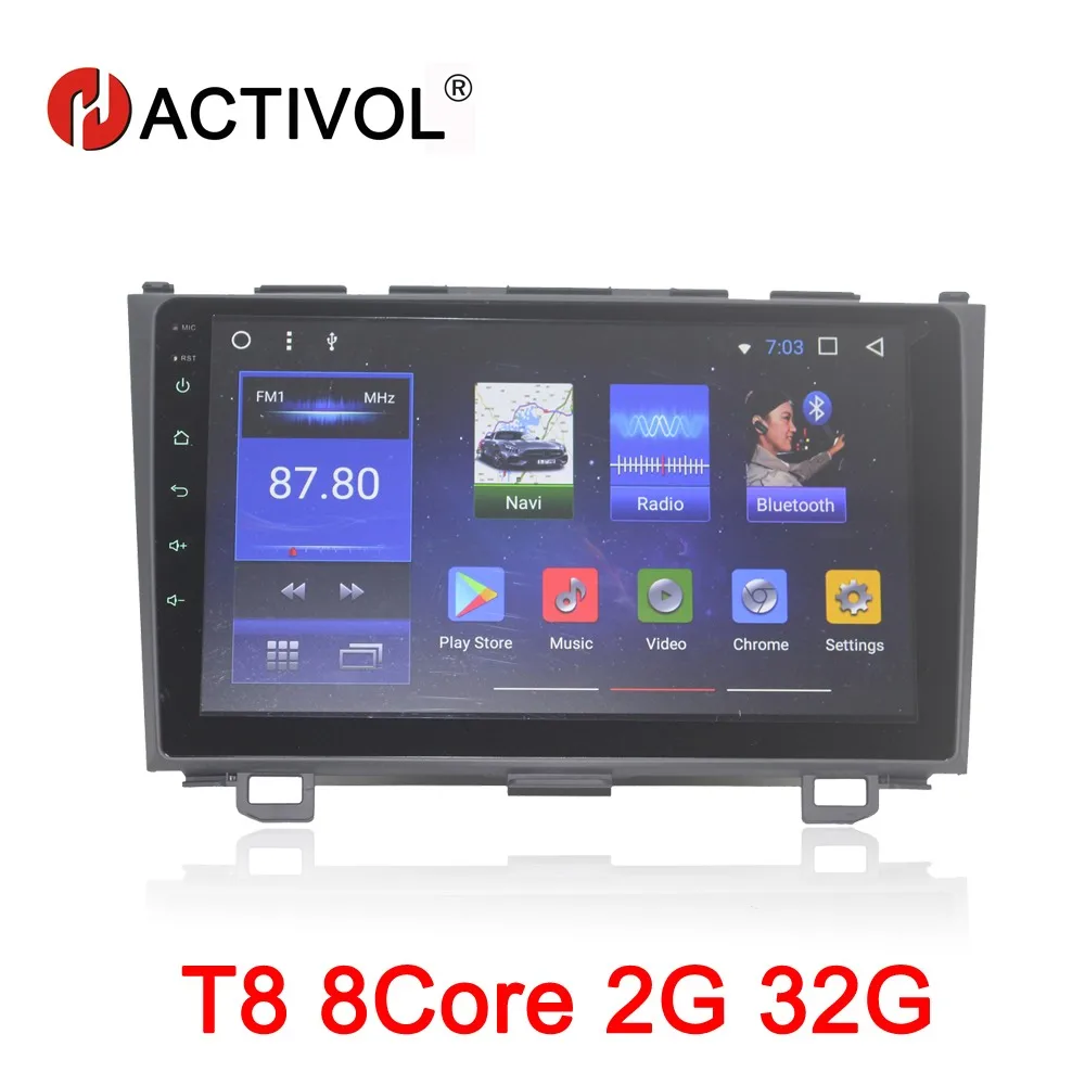 

HACTIVOL 9" 8 core car radio for HONDA CR-V 2006-2011 android 8.1 car dvd player gps navi with 2G RAM 32G ROM wifi bluetooth