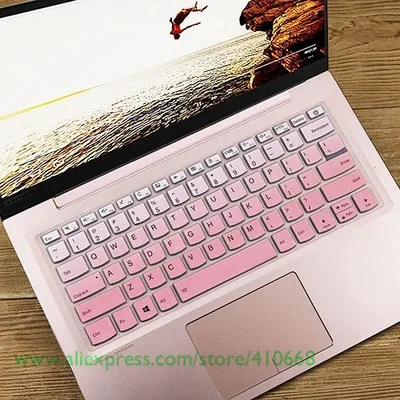 Силиконовый защитный чехол для клавиатуры lenovo Yoga 530 530s 530-13IKB Yoga 730 730S 530 IdeaPad 330s 530s Miix 630 - Цвет: Gradient Pink