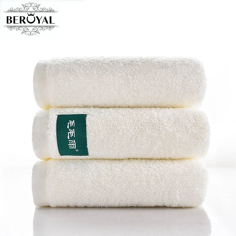 Beroyal Brand Hand Towel 3PC 100 Cotton Sport Towels Absorbent Quick
