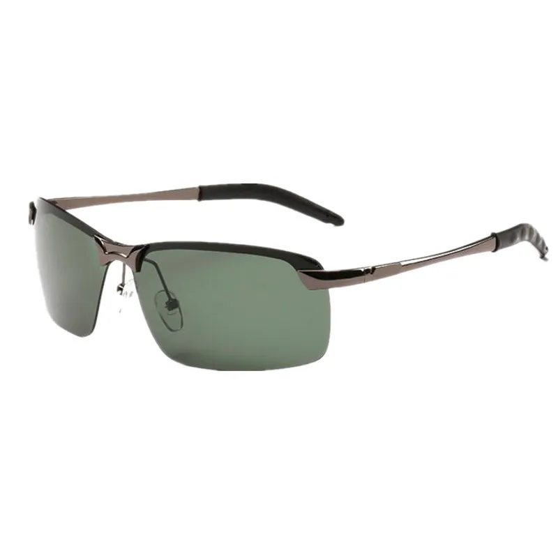 Высококачественные Модные прямоугольные поляризованные мужские солнцезащитные очки для вождения, фирменный дизайн, мужские солнцезащитные очки Uv400 Oculos De Sol Masculino