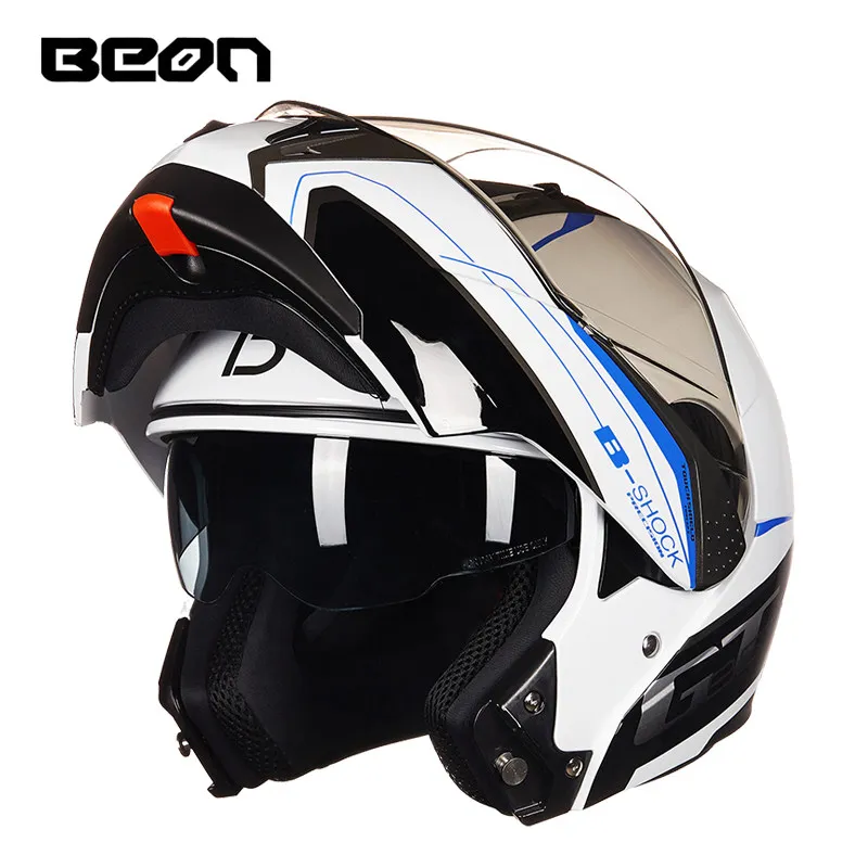 BEON Официальный магазин модульный мотоциклетный шлем откидной шлем Moto Casque Casco Motocicleta Capacete двойные козырьки шлемы