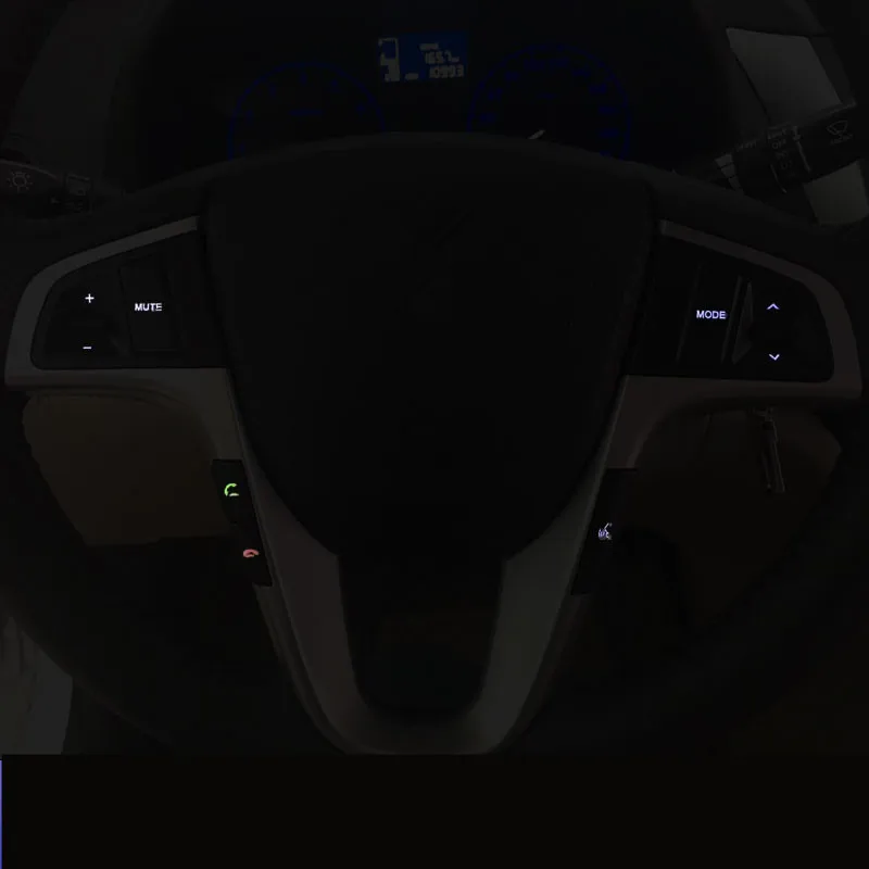 Многофункциональная кнопка рулевого колеса для Hyundai Verna Solaris DB008 с Bluetooth и синим