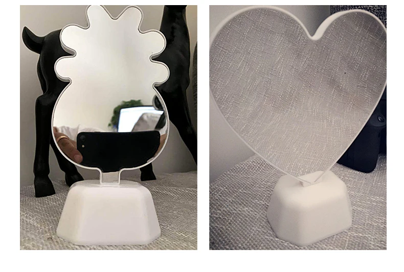 Mirror Night Lights 3D LED Tunnel Multicolor Bedroom Holiday Lighting Led Infinity Tunnel Night Lamp Creative Novelty Cute Heart (7)