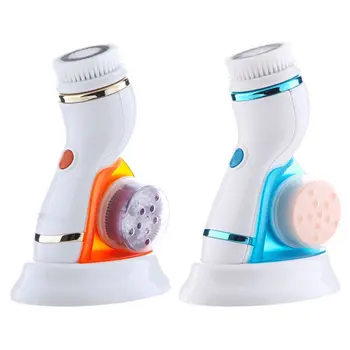 

Electric Facial Cleansing Brush Kit Waterproof Female Face Pore Cleaner Massager Rechargeable