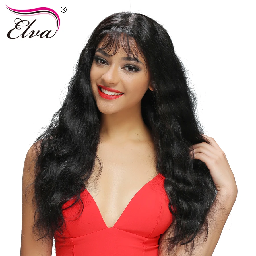 360 Lace Frontal Wigs Pre Plucked With Baby font b Hair b font Body Wave 180