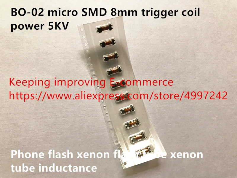 SMD Surface mount Trigger coil Transformer BO-02-3 Xenon Flash Ignition HV SMT 