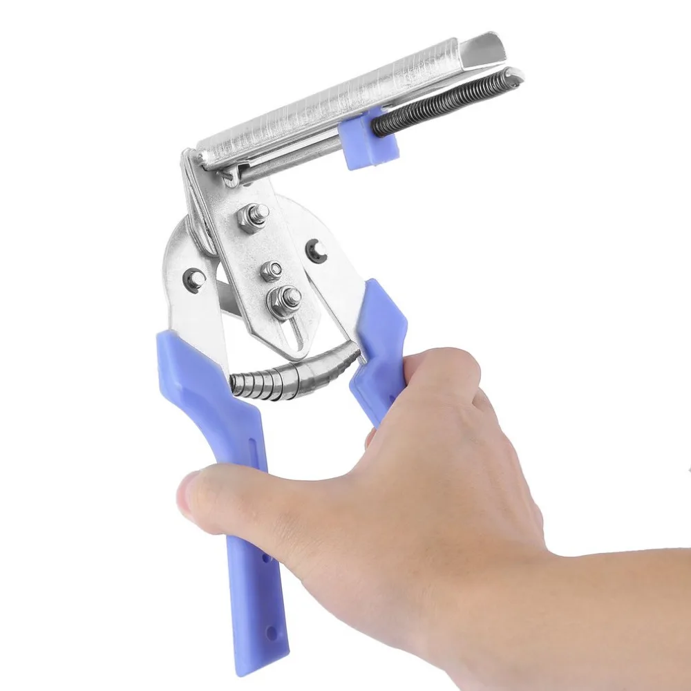 

Pigeon Rabbit Fox Cage Semi-Automatic Assembling Tool General M Forceps Poultry Cage Fastening Clamp With 600PCS M-Type Nails