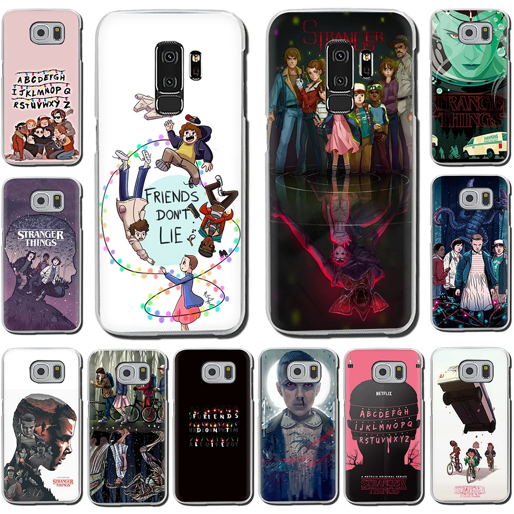 

Stranger Things Hard Phone Cover Case for Samsung Galaxy S6 7 Edge S8 9 10 Plus M10 20 30
