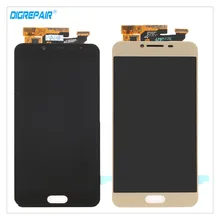5.2″ Black/Gold For Samsung Galaxy C5 C5000 Smartphone LCD Display Digitizer Touch Screen Full Assembly Repair Replacement Parts