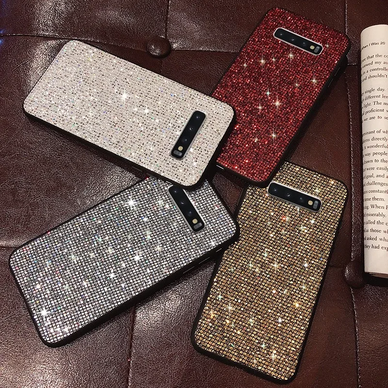 

For Samsung Galaxy M10 M20 M30 A10 A30 A40 A50 A70 S10 Plus S10e S9 S8 Note 8 9 Case Rhinestones Luxury Glitter Bling Back Cover