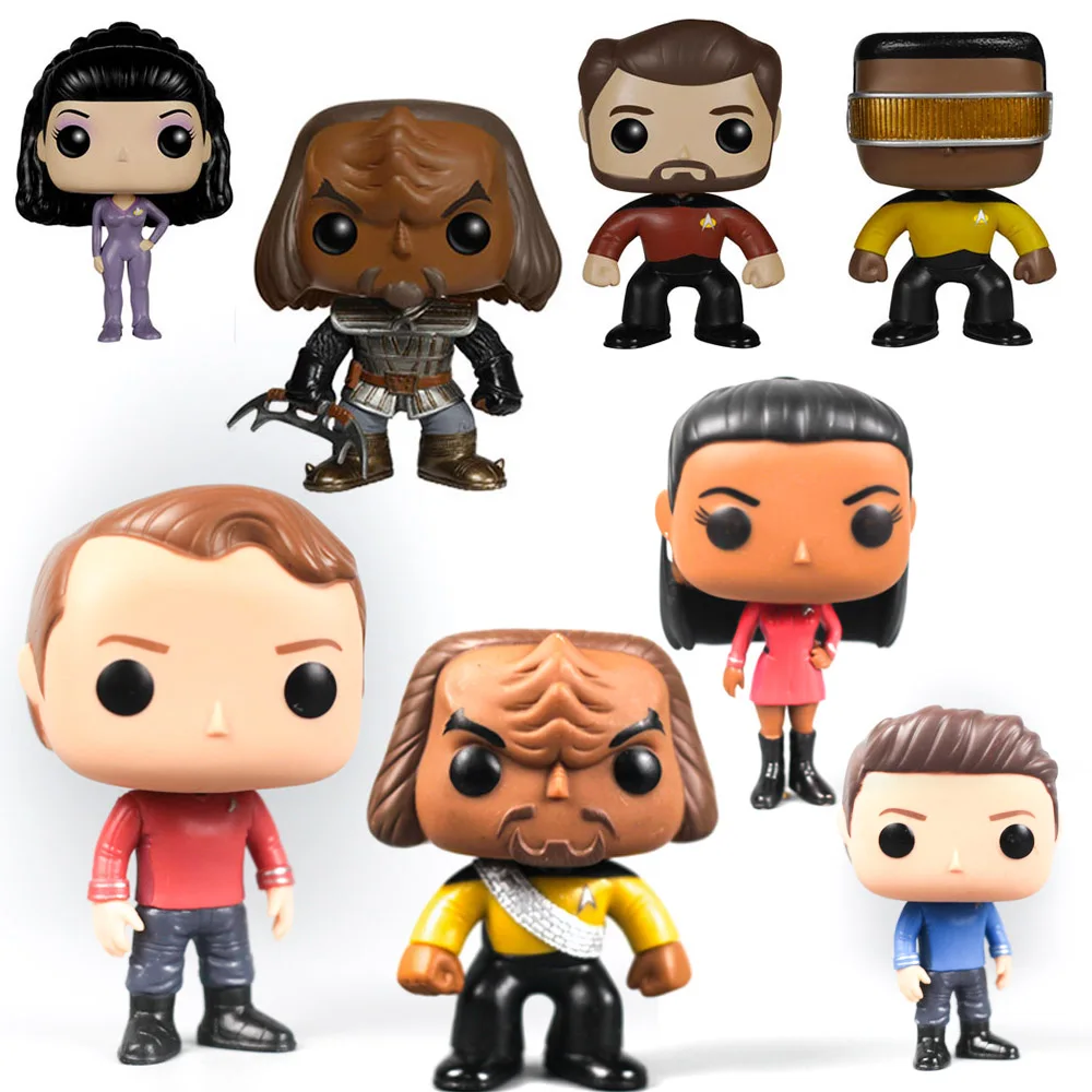

Star Captain Figures Toy Trek Dolls Klingon Bone Will Eiker Geordi Deanna Troi Captain Picard Discovery Collections