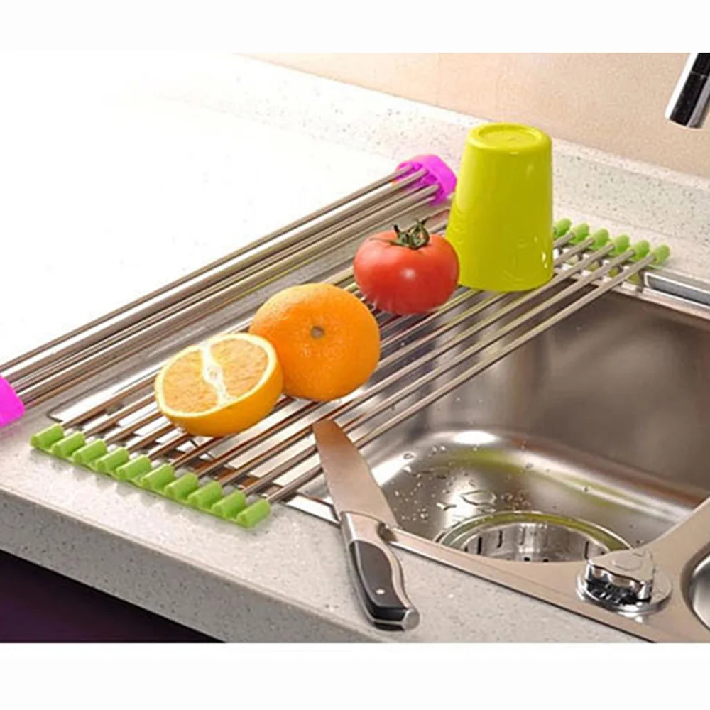 kitchen draining drainer rack sink drain rack cutlery shelving fruit vegetable stainless steel compact dish rack set kc1138 - Compact Kitchen Sink kitchen draining drainer rack sink drain rack cutlery shelving fruit vegetable stainless steel compact dish rack set kc1138 - Compact Kitchen Sink