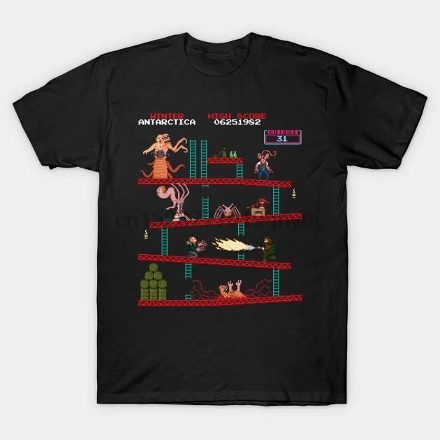 

Men t shirt Short sleeve Donkey Thing John Carpenter The Thing T Shirt Women t-shirt tee tops