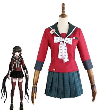 

Japanese Game Danganronpa V3 Harukawa Maki Cosplay Costume Women Dress Sailor Suit Halloween Carnival School Uniform Top+Skirt