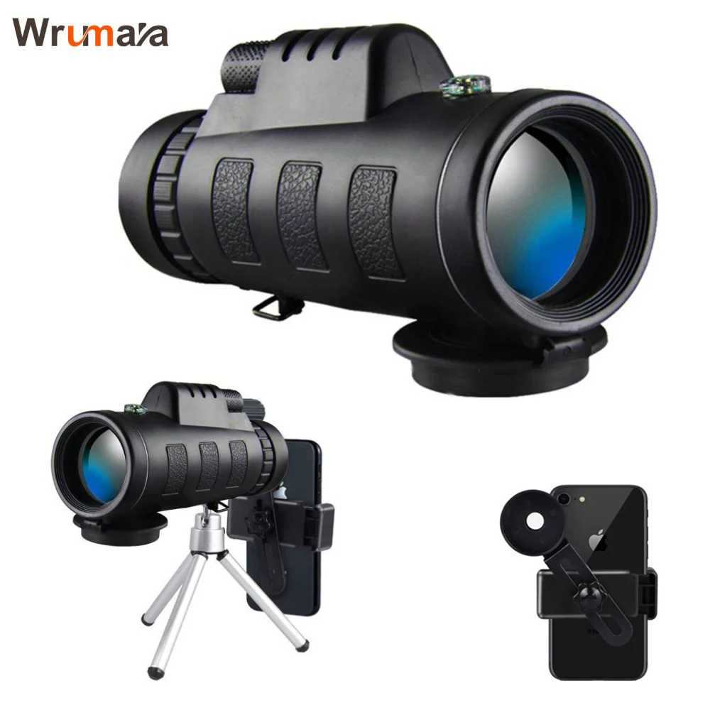 High Power 40x60 zoom Monocular Telescope Wide angle