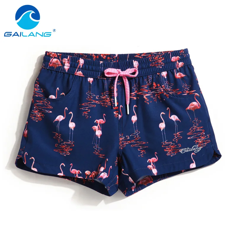 

Gailang Brand Women Shorts Quick Drying Beach Swimwear Swimsuits Woman Shorts Bottom Plus Size XL Boardshort Bermuda Masculina