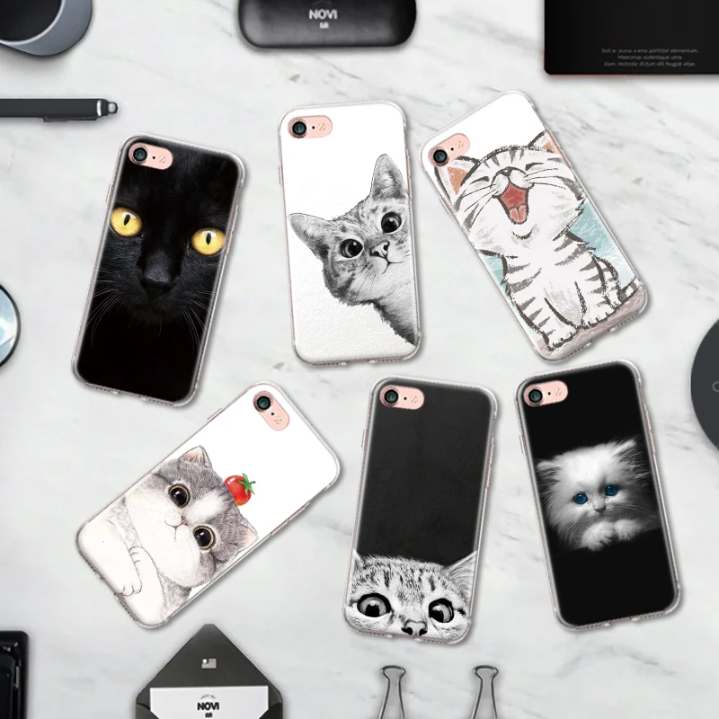 Силиконовый чехол-бампер для Iphone 4 4S 5 5S SE 6 6S 7 8 Plus X XR XS Max мягкий чехол из ТПУ с