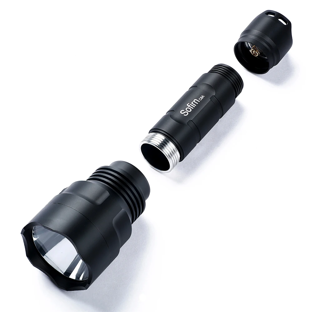 Sofirn C8A комплект тактический светодиодный светильник-вспышка 18650 Cree XPL2 power ful 1750lm светильник-вспышка высокой мощности фонарь светильник с зарядным устройством