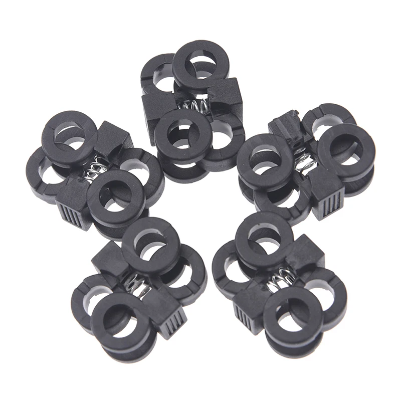 Plastic 5 Attach Shackle Carabiner D ring Clip Molle bing Backpack