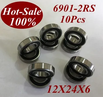 

10Pcs 6901RS 6901 2RS 6901RZ 6901-2RZ 6901-2RS 12X24X6 mm Miniature Ball Bearings High speed miniature micro ball bearing