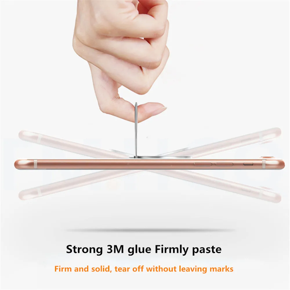 Finger Ring Smartphone Mobile Phone Stand Holder For iPhone XS Max Huawei Samsung Xiaomi Ultra Thin Smart Phone Car Mount Stand