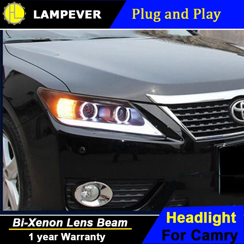 Lampever стильный головной светильник для Camry V50 2012-2014 светодиодный дневный ходовой
