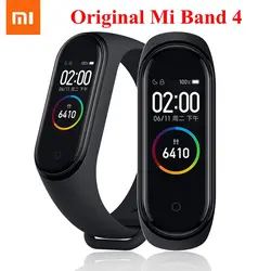 Xiaomi Mi Band 4 смарт-браслет «Умные» часы AMOLED цветной сенсорный экран AI монитор сердечного ритма Bluetooth 5,0 Смарт-часы