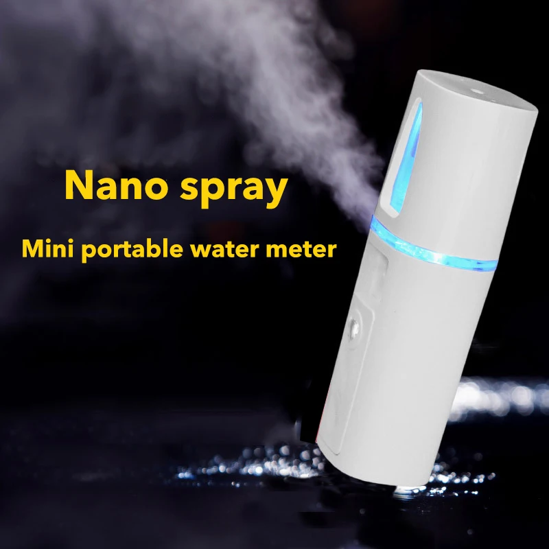 

Nano Mist Sprayer Mini Facial Steamer 25ML Usb Charging Four color Auto-off Steam Machine For Face Beauty Instrument