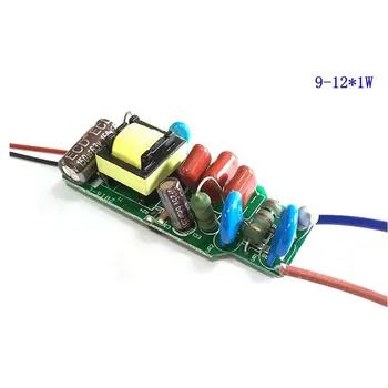 

9-12*1W LED Drive Power Supply 110V Compatible Computer System Dimming Driver Panel Light Dimming Power Supply 10pcs